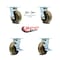 Service Caster 5 Inch High Temp Phenolic Caster Set with Roller Bearings 2 Swivel Lock 2 Brake SCC-30CS520-PHRHT-BSL-2-TLB-2 - alternate 5